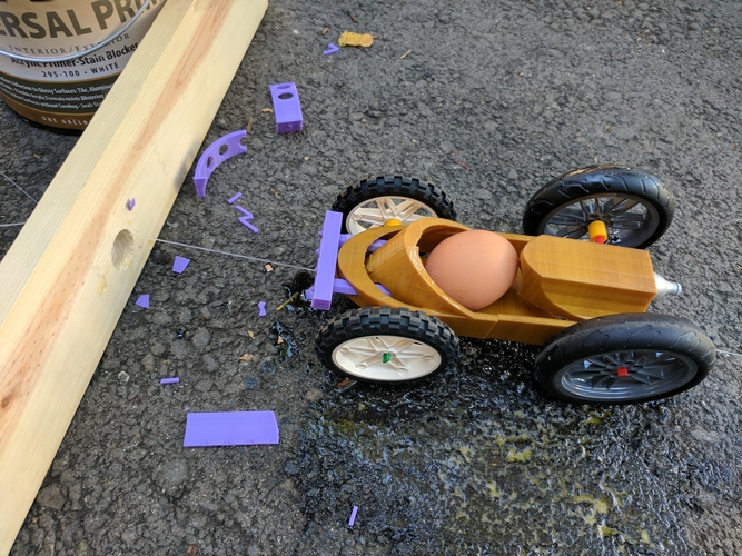 Crumple Zone Crash Test Car 3D Print 178993