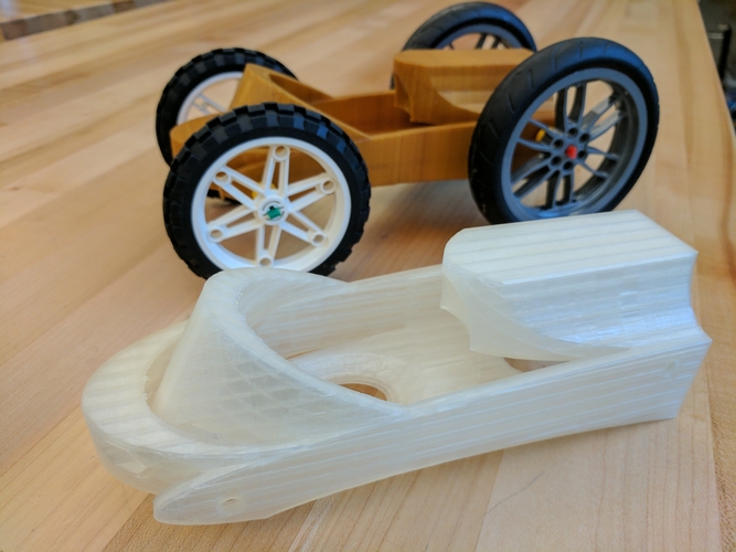 Crumple Zone Crash Test Car 3D Print 178994