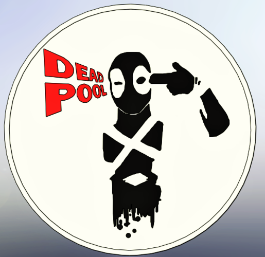 Dead Pool 3D Print 178999