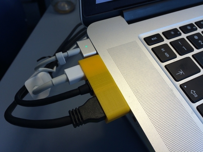 MacBook Pro 15 Retina cable dock 3D Print 179032