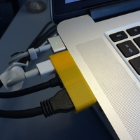 Small MacBook Pro 15 Retina cable dock 3D Printing 179032
