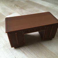 1940s Desk with working drawers and secret compartments (1/18 sc - Thumbnail 4