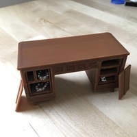 1940s Desk with working drawers and secret compartments (1/18 sc - Thumbnail 5