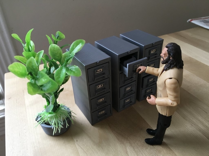 File Cabinets (1/18 scale)