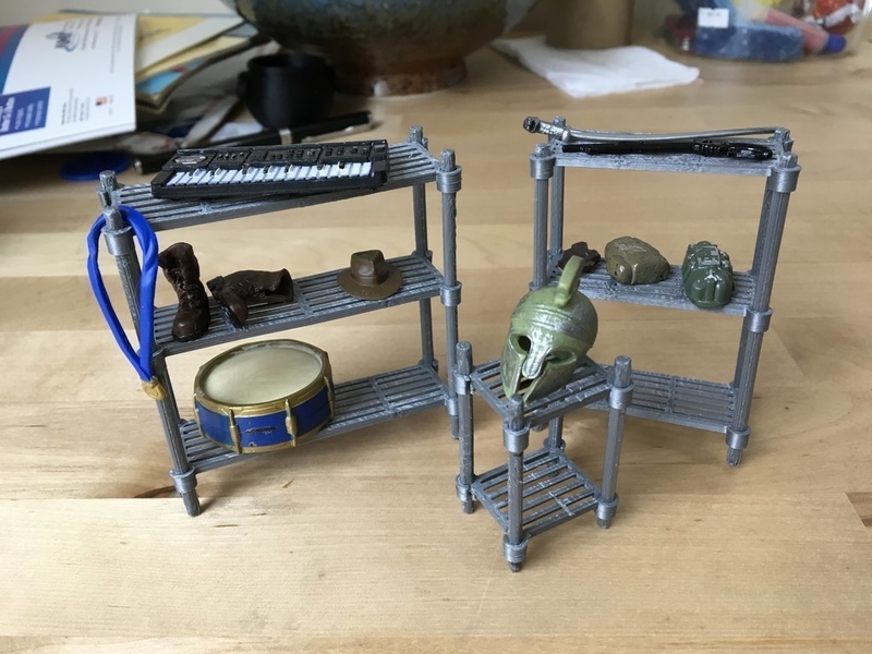 Parametric Wire Shelves (1/18 scale)