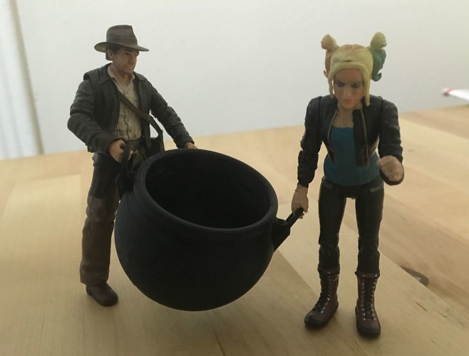 Large Cauldron (3.75" scale) 3D Print 179108