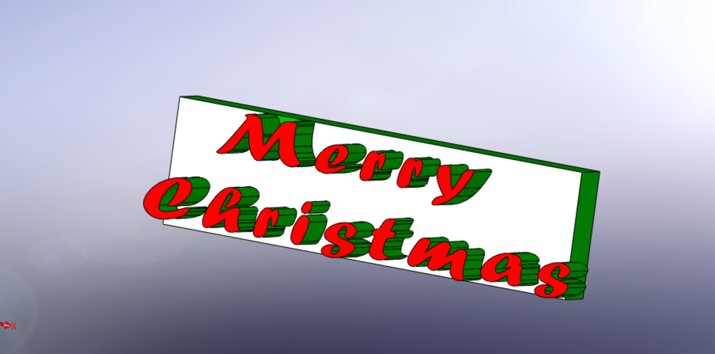 Merry Christmas 3D Print 179141
