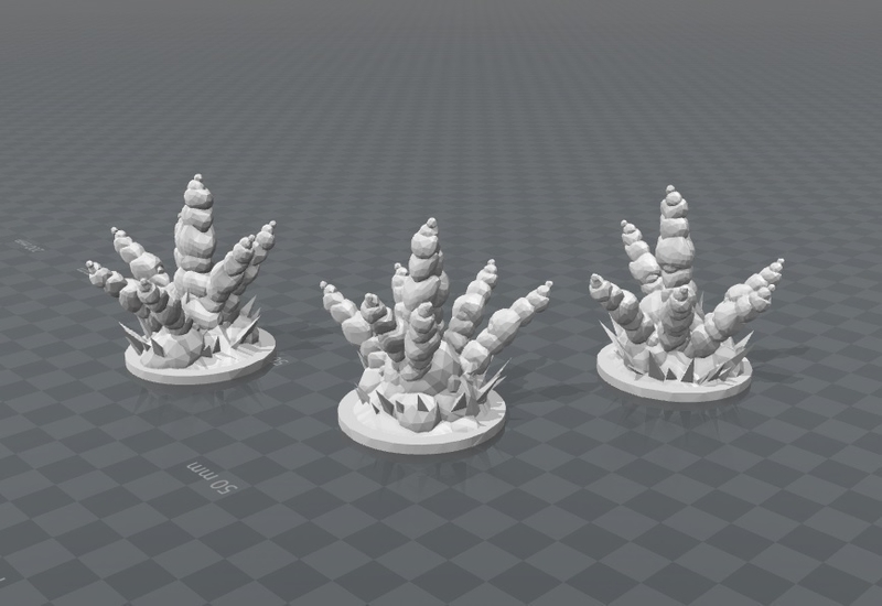 Battlefield - 3D Naval Bombardment Tokens 