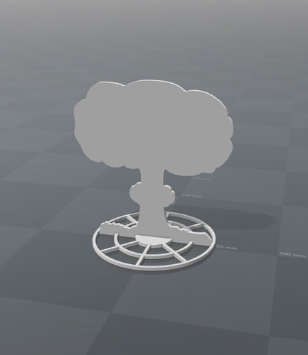 Battlefield - 2D Nuclear Explosion - Version A  3D Print 179214
