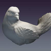 Small Decorative dove 3D print model 3D Printing 179283