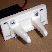 Small Servo Controlled Robotic Gripper using rack & pinion drive 3D Printing 179315
