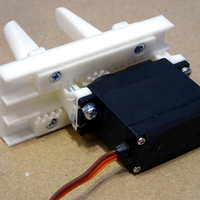 Servo Controlled Robotic Gripper using rack & pinion drive - Thumbnail 2