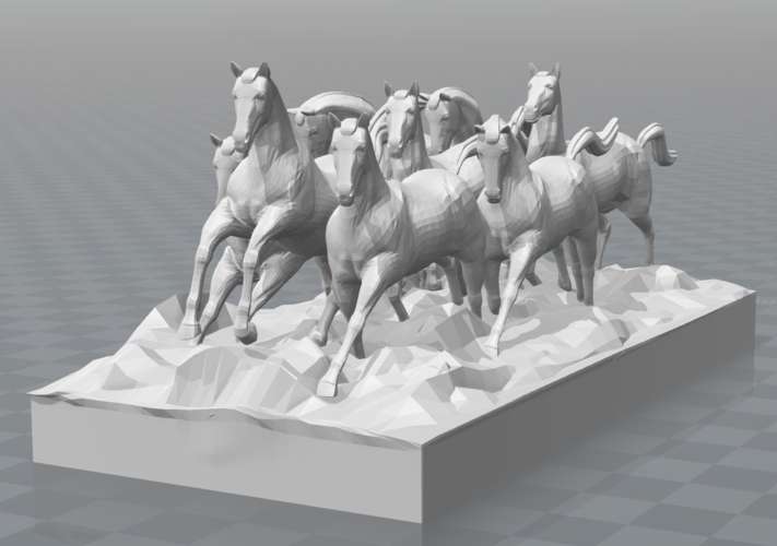 Feng Shui Horse 3D Print 179334