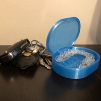 Small Invisalign Case Key Chain 3D Printing 179370