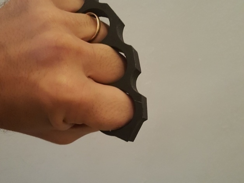 Brass Knuckles Solid Object