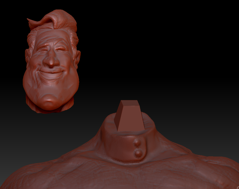 Key, socket, and pegs course (cad and zbrush)