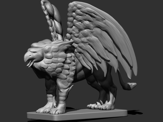 3D Printed Gryphon by zbrushingmx | Pinshape