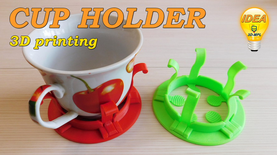 CUP HOLDER (3D-MPL) 3D Print 179600