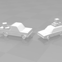 Small The Walking Dead - Road vehicles with luggage / loot 3D Printing 179636