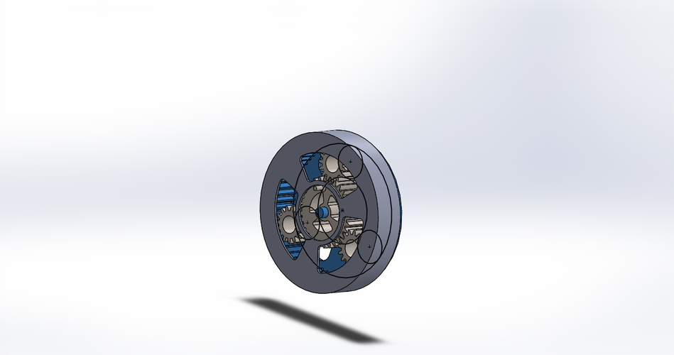 Outputless Planetary gearbox 3D Print 179643