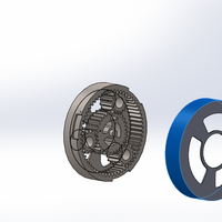 Small Outputless Planetary gearbox 3D Printing 179644