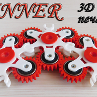 Small SPINNER on 3D PRINTER. NEW! 3D Printing 179645