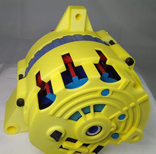 Educational Automotive Alternator 3D Print 179761