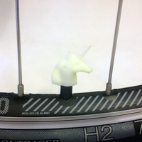Car Truck Bike Van Tire Tyre Wheel Valve Stem Caps Cover Unicorn - Thumbnail 3