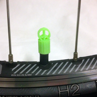 Car Truck Bike Van Tire Tyre Wheel Valve Stem Caps Cover Peace - Thumbnail 2