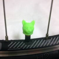 Car Truck Bike Tire Tyre Wheel Valve Stem Caps Cover Cat Head - Thumbnail 2