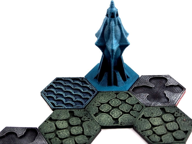 Pocket-Tactics Wizzards of the Crystal Forest 3D Print 1798