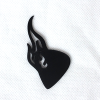 Acoustic Electric Guitar Picks Plectrums Flame - Thumbnail 1