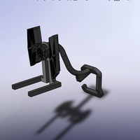 Star Wars Tie Fighter iphone stand for charger - Thumbnail 1