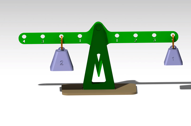 Lever principle and Equilibrium 3D Print 179931