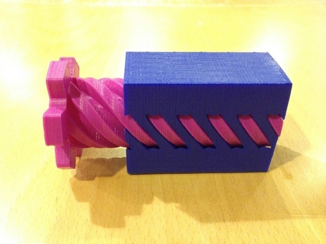 Screw and Holey Box 3D Print 180042