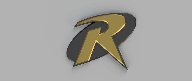 Classic Comic Robin chest emblem