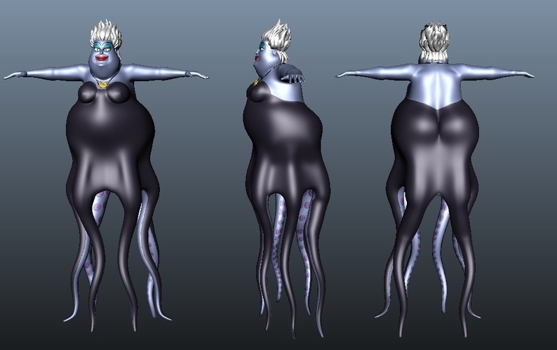 Ursula 3d character model