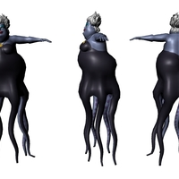 Ursula 3d character model - Thumbnail 2