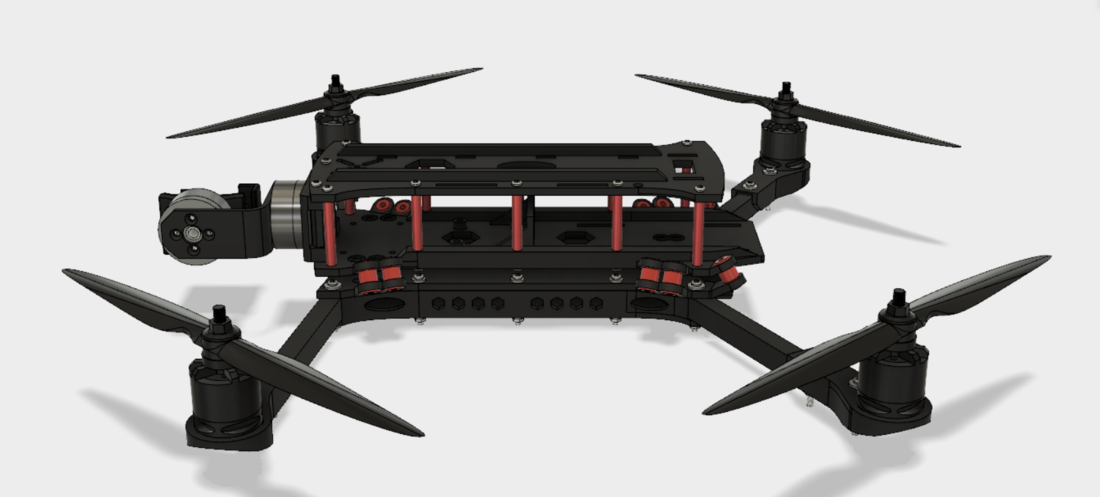 3d printed drone  3D Print 180257