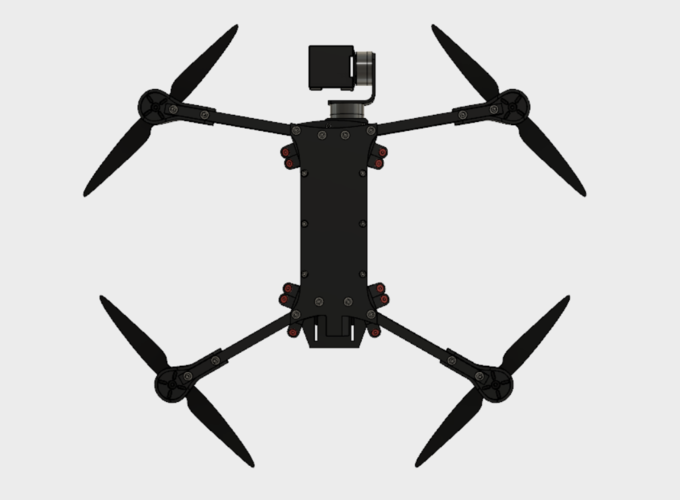 3d printed drone  3D Print 180261