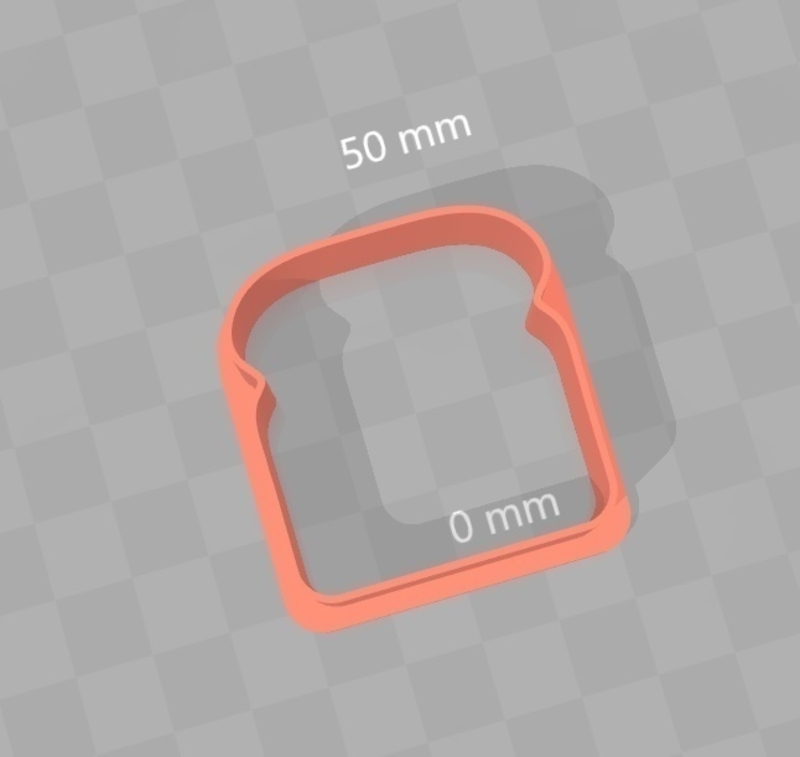 Cookie / Egg Cutter - Bread Loaf Slice