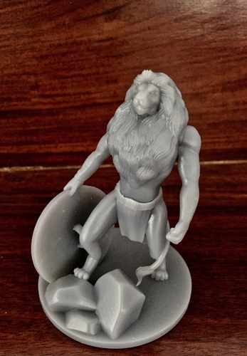 Barbarian Lion 3D Print 180283