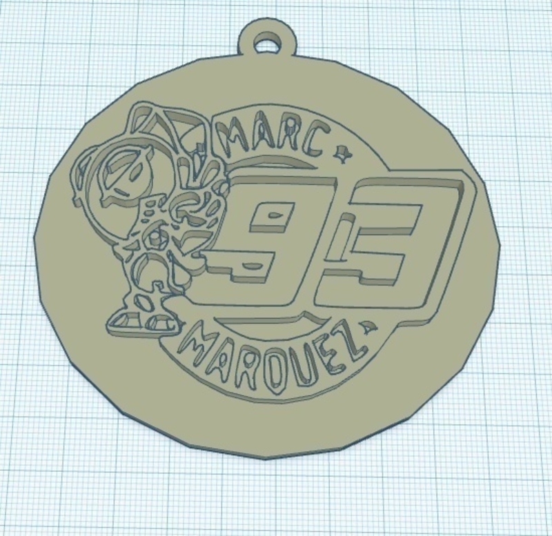 Marc Marquez keyhanger