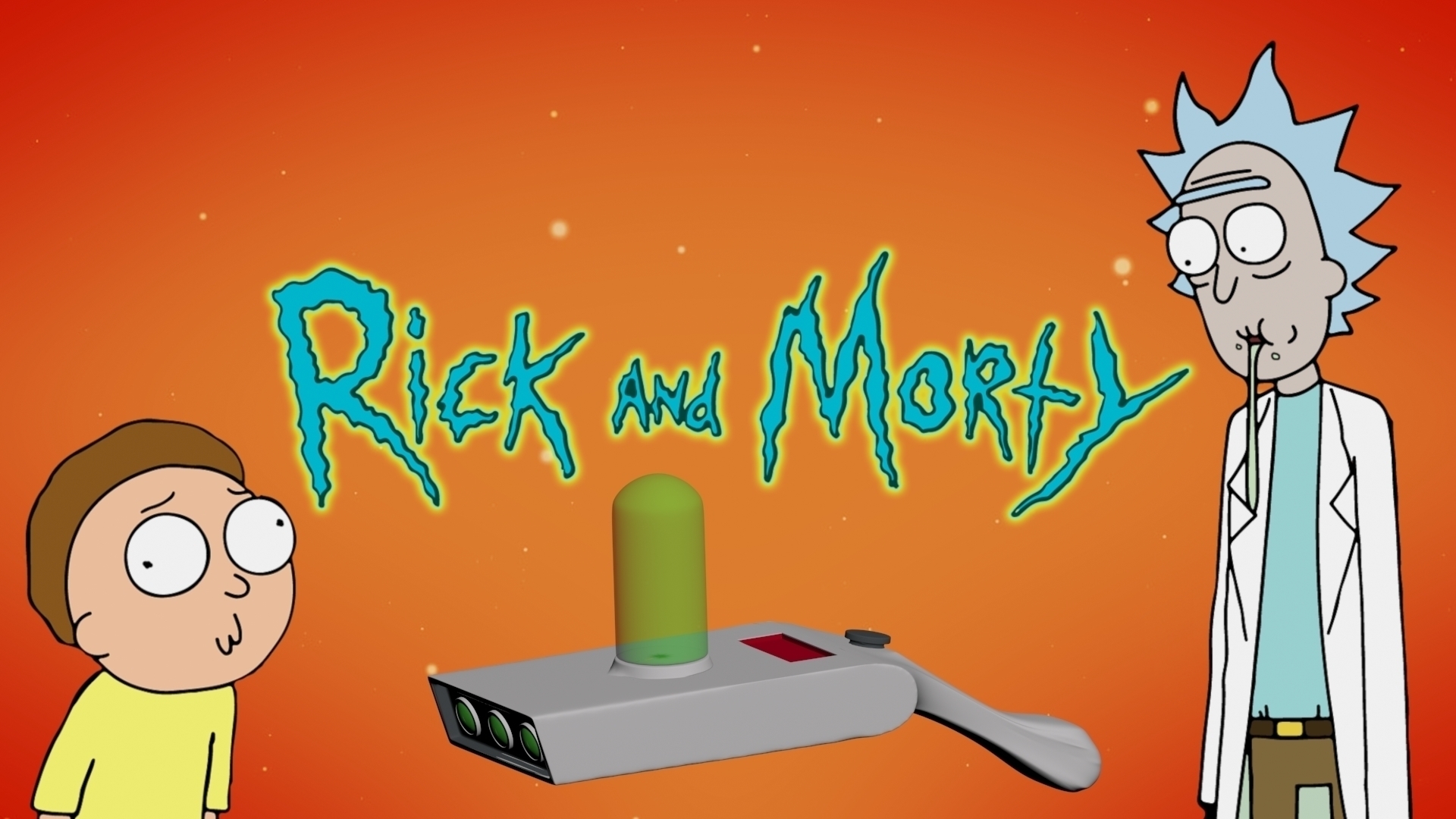 Rick and Morty Portal, HD wallpaper