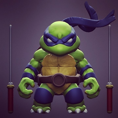 Chibi Mutant Ninja Turtle...the First!! 3D Print 180400