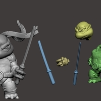 Chibi Mutant Ninja Turtle...the First!! - Thumbnail 3