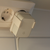 Small Google Home power plug adapter 3D Printing 180414
