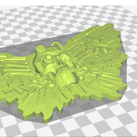 SKULL GUNS KNIVES BELT BUCKLE - Thumbnail 3