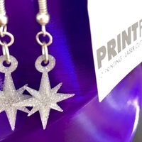 Starflake Earrings - Thumbnail 2