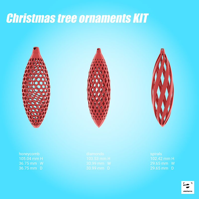 Christmas tree ornaments kit